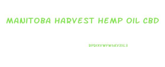 Manitoba Harvest Hemp Oil Cbd