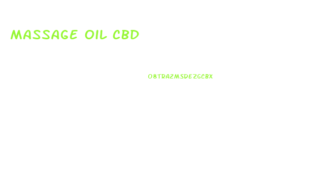 Massage Oil Cbd