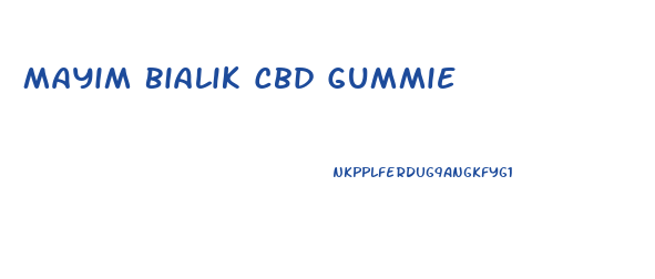 Mayim Bialik Cbd Gummie