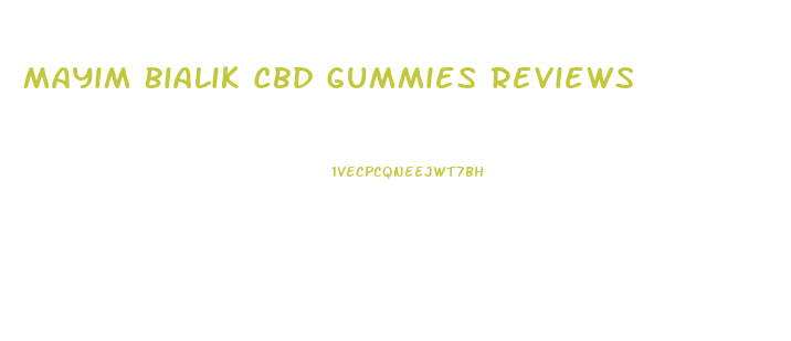 Mayim Bialik Cbd Gummies Reviews