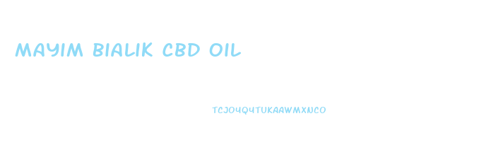 Mayim Bialik Cbd Oil