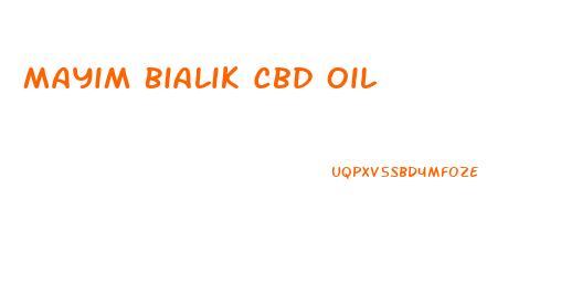 Mayim Bialik Cbd Oil