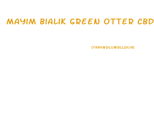 Mayim Bialik Green Otter Cbd Gummies