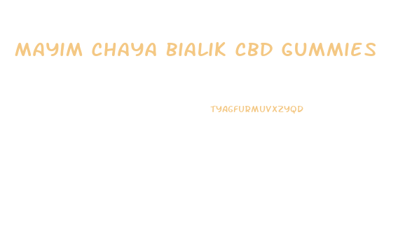 Mayim Chaya Bialik Cbd Gummies