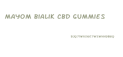 Mayom Bialik Cbd Gummies