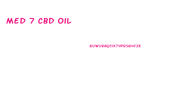 Med 7 Cbd Oil