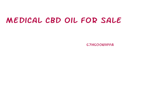 Medical Cbd Oil For Sale