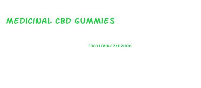 Medicinal Cbd Gummies