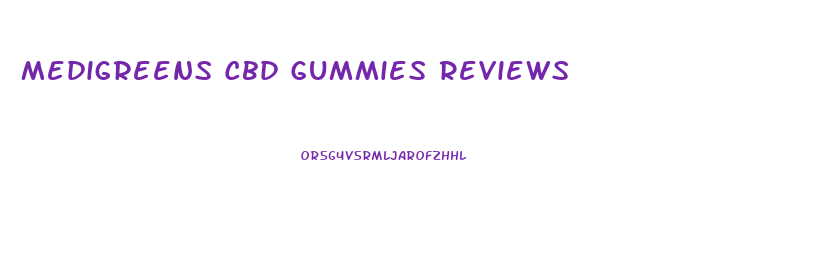 Medigreens Cbd Gummies Reviews