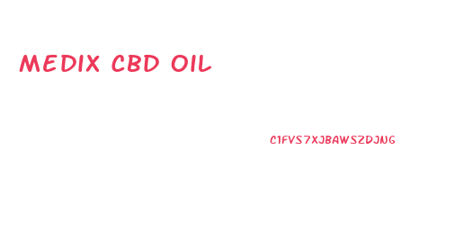 Medix Cbd Oil