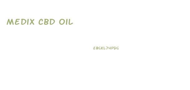 Medix Cbd Oil