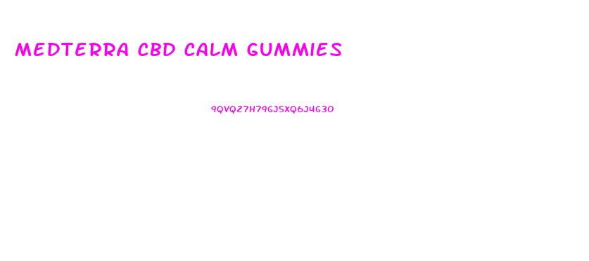 Medterra Cbd Calm Gummies