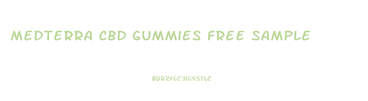 Medterra Cbd Gummies Free Sample