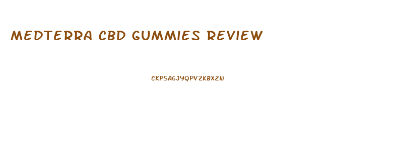 Medterra Cbd Gummies Review
