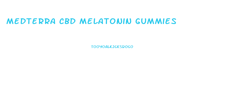 Medterra Cbd Melatonin Gummies