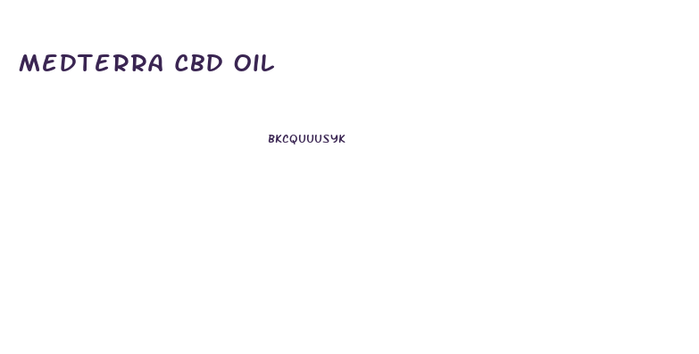 Medterra Cbd Oil