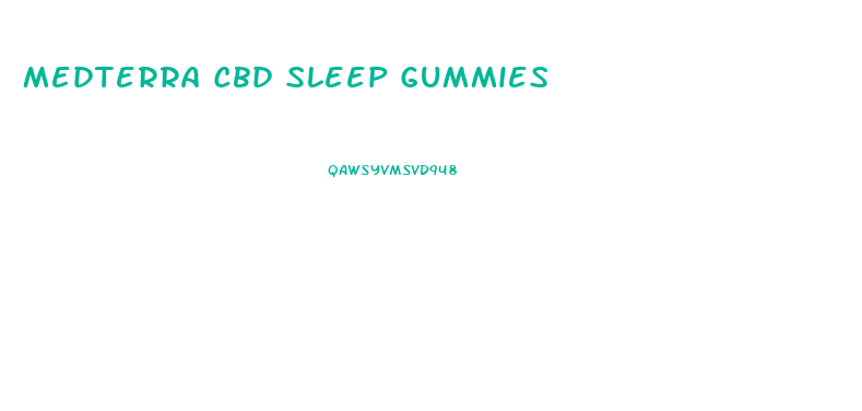 Medterra Cbd Sleep Gummies