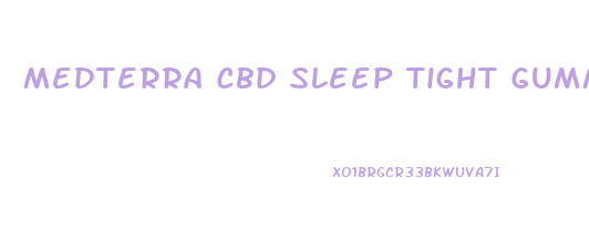 Medterra Cbd Sleep Tight Gummies