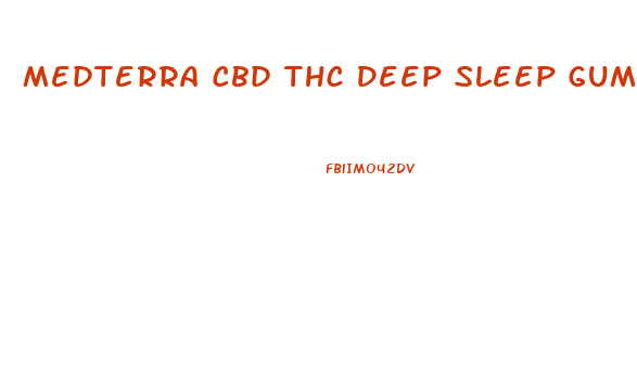 Medterra Cbd Thc Deep Sleep Gummies