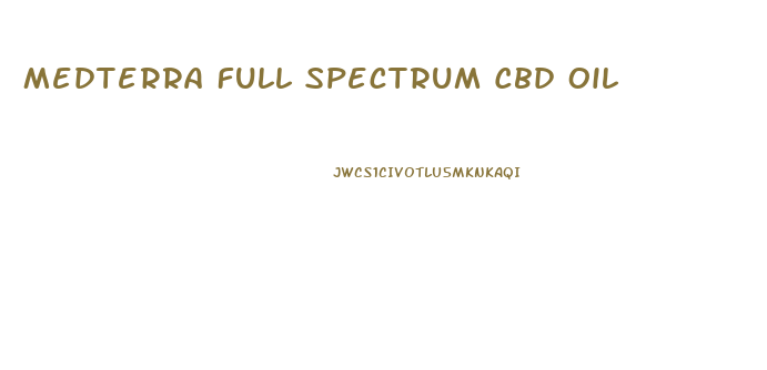 Medterra Full Spectrum Cbd Oil