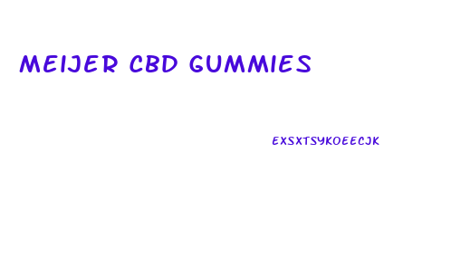 Meijer Cbd Gummies