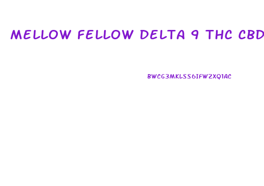 Mellow Fellow Delta 9 Thc Cbd Gummies