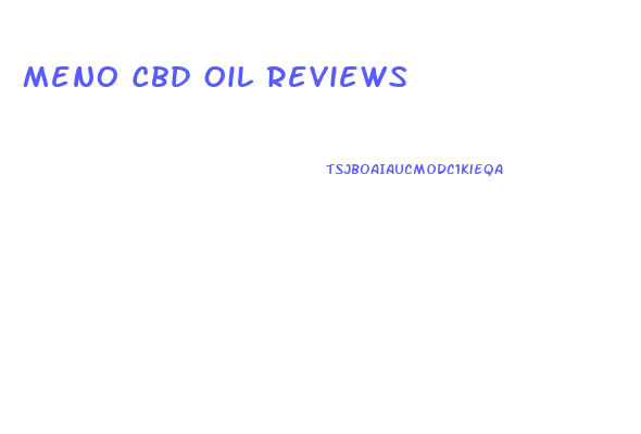 Meno Cbd Oil Reviews