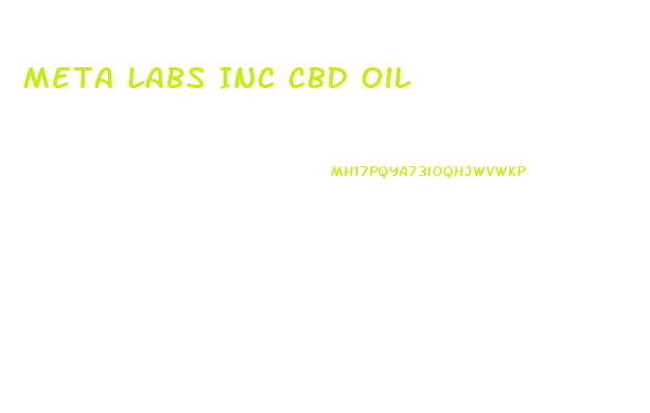 Meta Labs Inc Cbd Oil