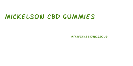 Mickelson Cbd Gummies