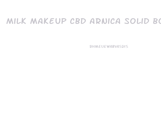 Milk Makeup Cbd Arnica Solid Body Oil