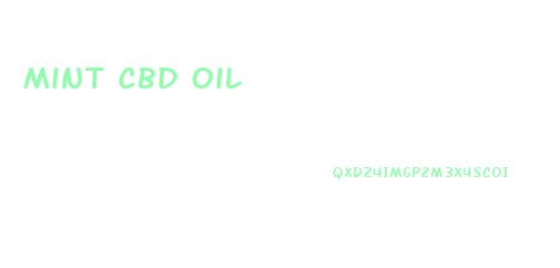Mint Cbd Oil