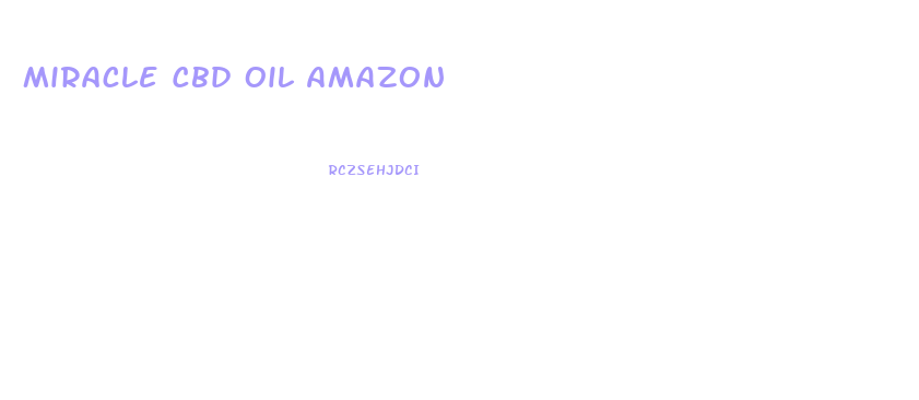 Miracle Cbd Oil Amazon