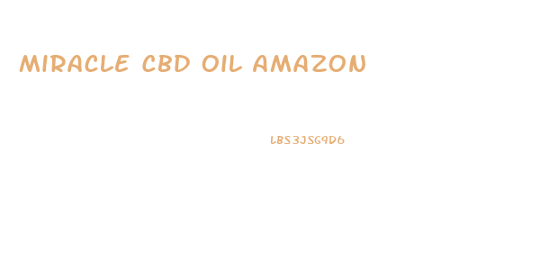 Miracle Cbd Oil Amazon