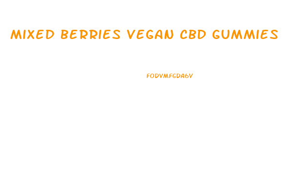 Mixed Berries Vegan Cbd Gummies 300mg