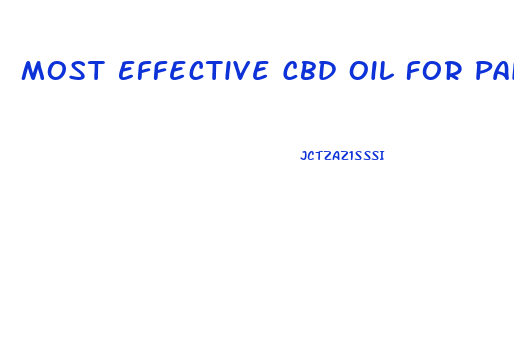 Most Effective Cbd Oil For Pain