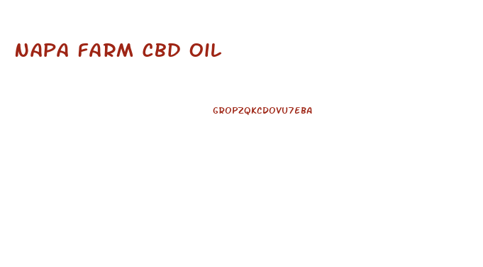 Napa Farm Cbd Oil