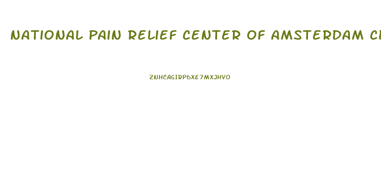 National Pain Relief Center Of Amsterdam Cbd Oil