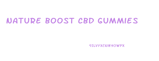 Nature Boost Cbd Gummies