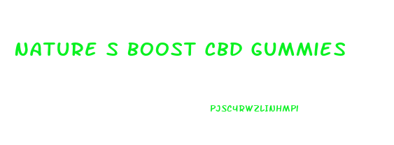 Nature S Boost Cbd Gummies