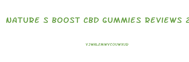 Nature S Boost Cbd Gummies Reviews 2024