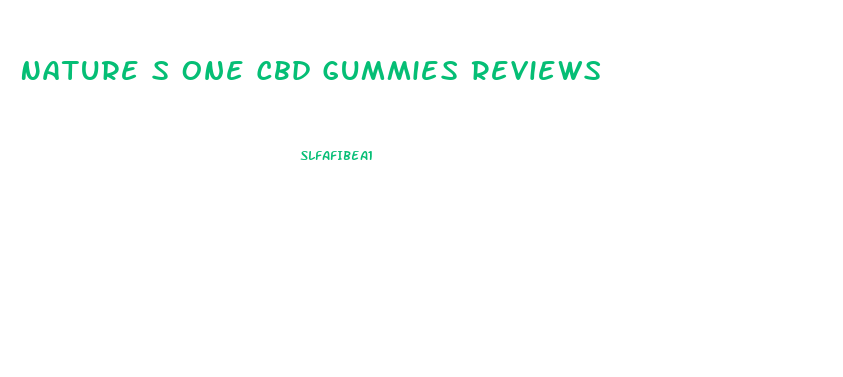 Nature S One Cbd Gummies Reviews
