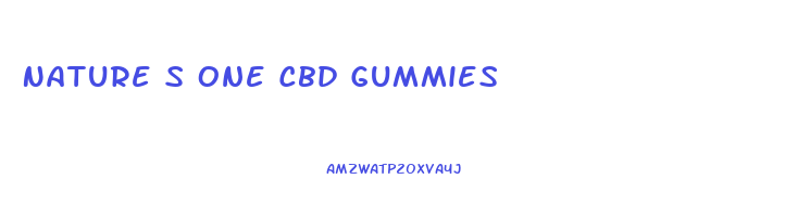 Nature S One Cbd Gummies