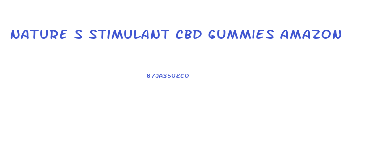 Nature S Stimulant Cbd Gummies Amazon