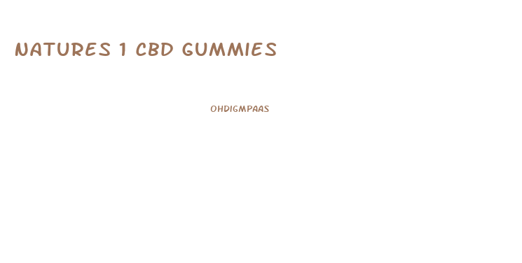 Natures 1 Cbd Gummies