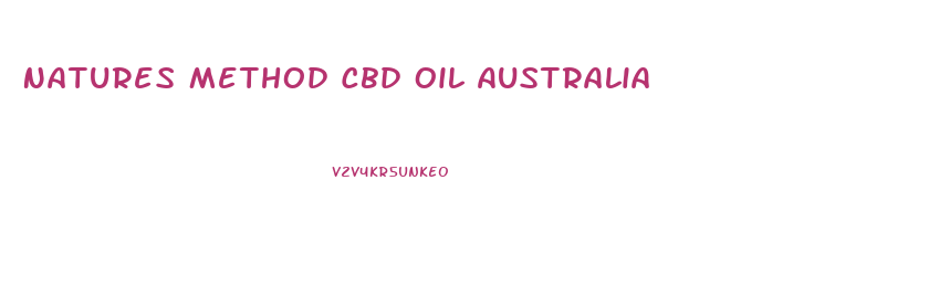 Natures Method Cbd Oil Australia