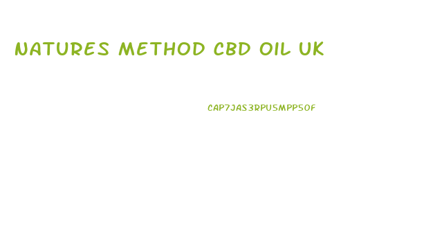 Natures Method Cbd Oil Uk