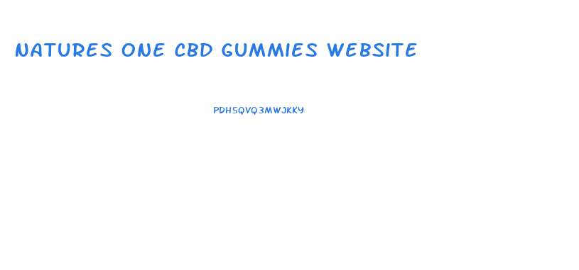 Natures One Cbd Gummies Website