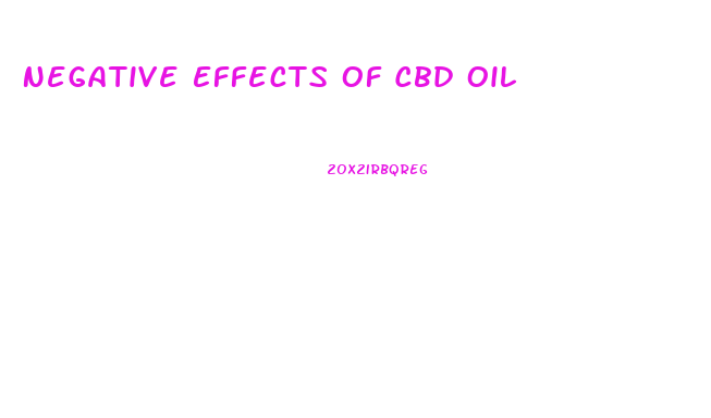 Negative Effects Of Cbd Oil