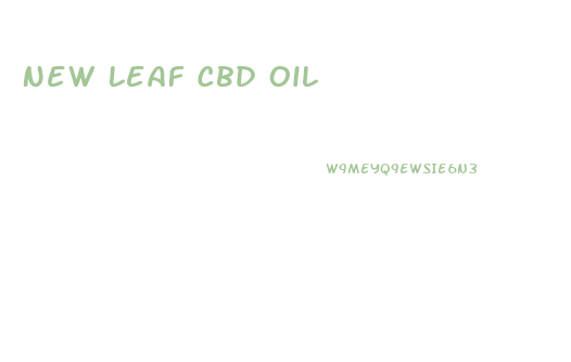 New Leaf Cbd Oil