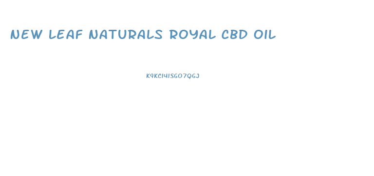 New Leaf Naturals Royal Cbd Oil